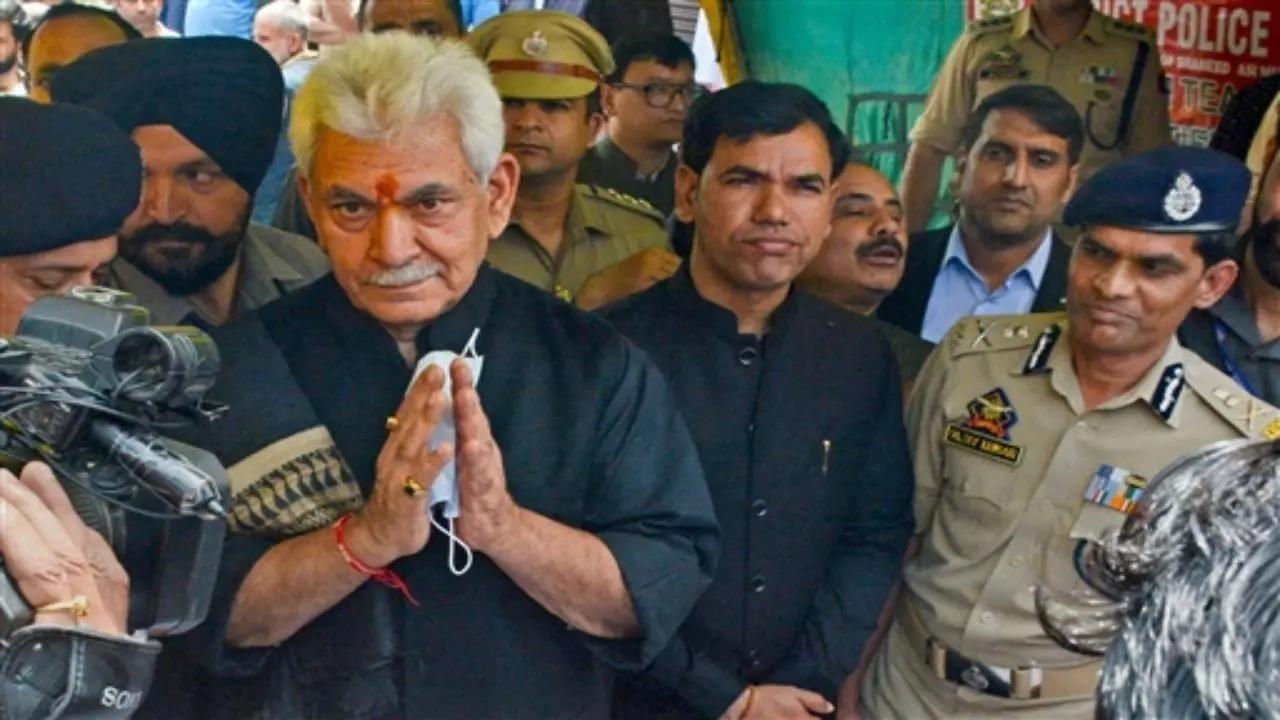 Have not come to J-K to contest elections, says L-G Sinha Have not come to J-K to contest elections, says L-G Sinha