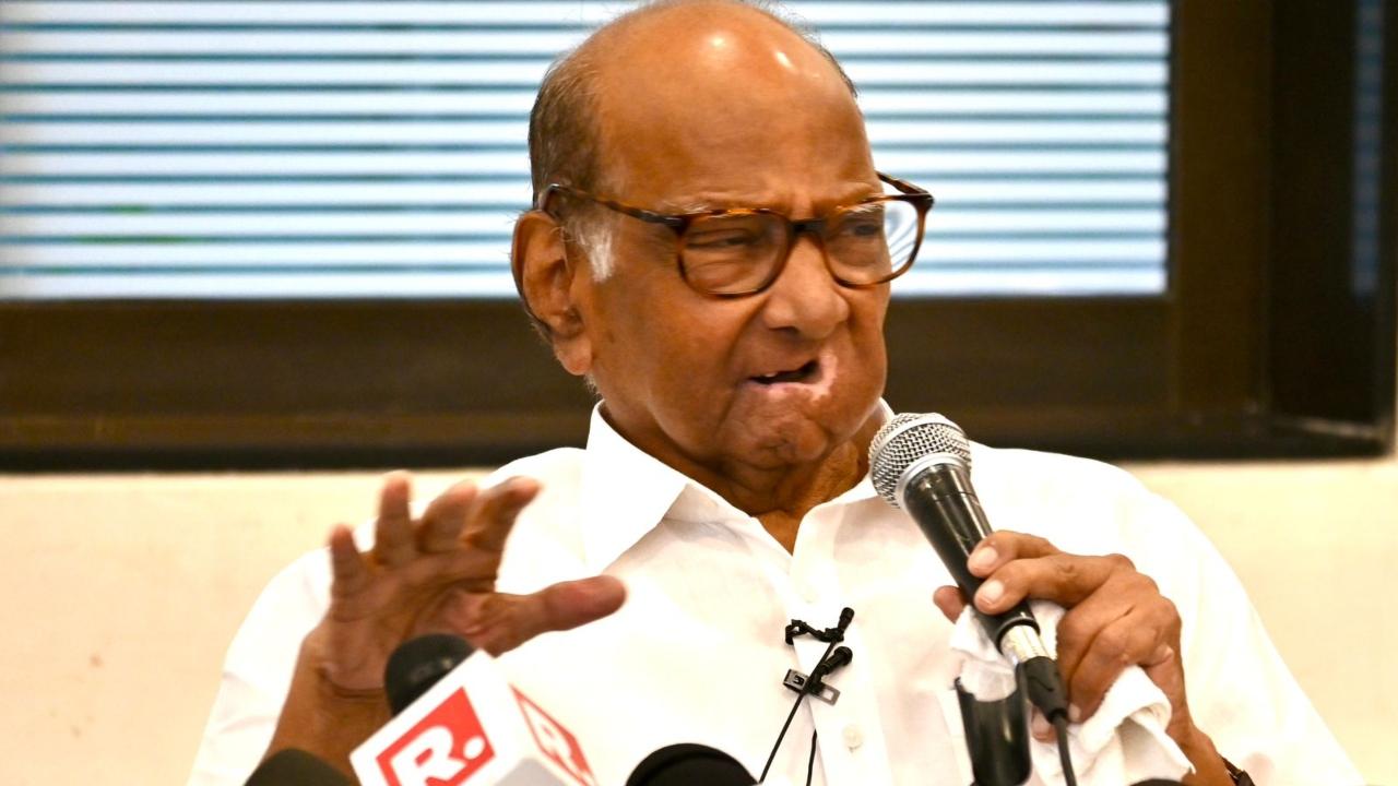Speaking with the media at a press conference, CNP chief Sharad Pawar said, 