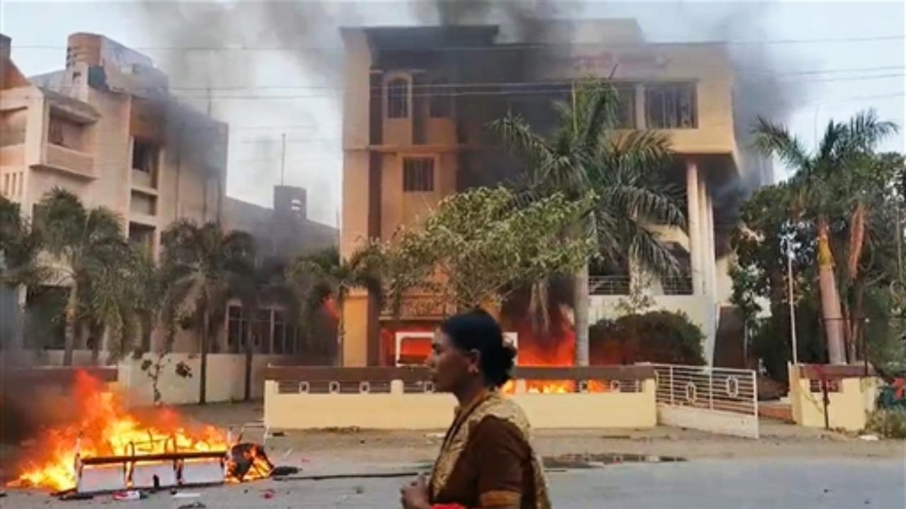 Curfew imposed in Dharashiv district after violence during Maratha quota agitation
