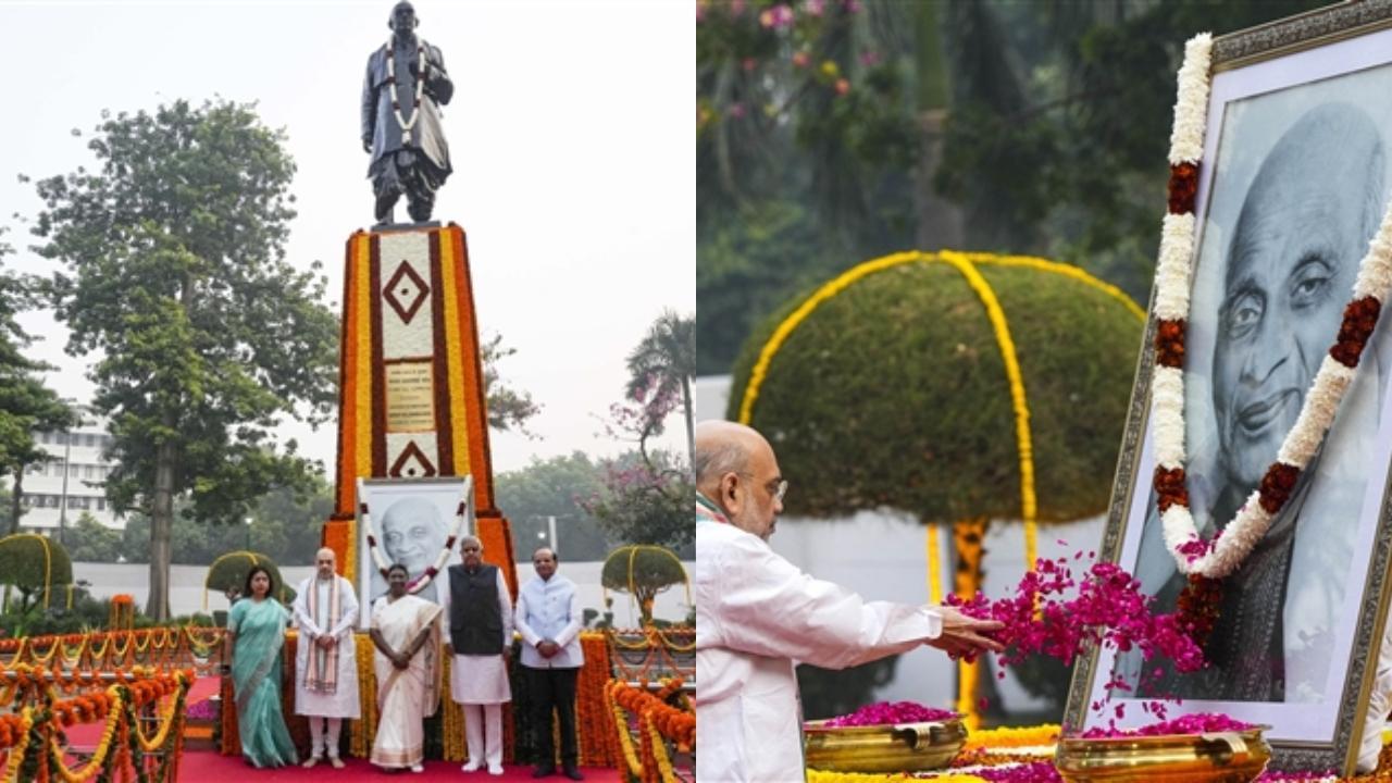 Murmu, Shah pay tributes to Sardar Vallabhbhai Patel on his birth anniversary
