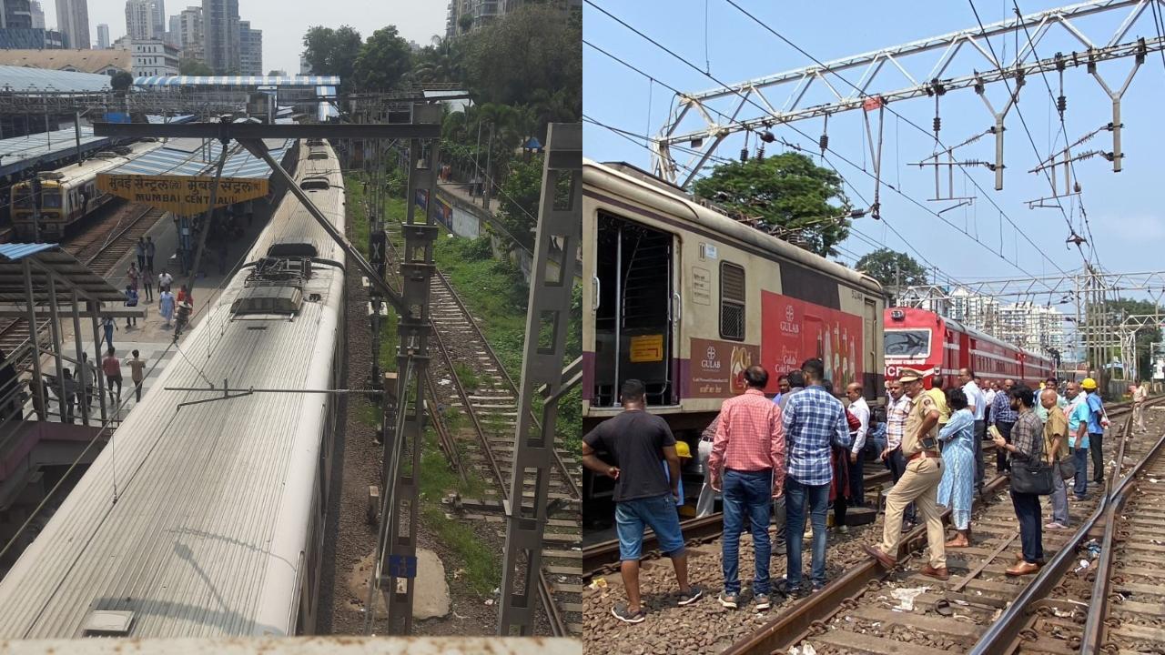 Mumbai: Local train services disrupted on western line
