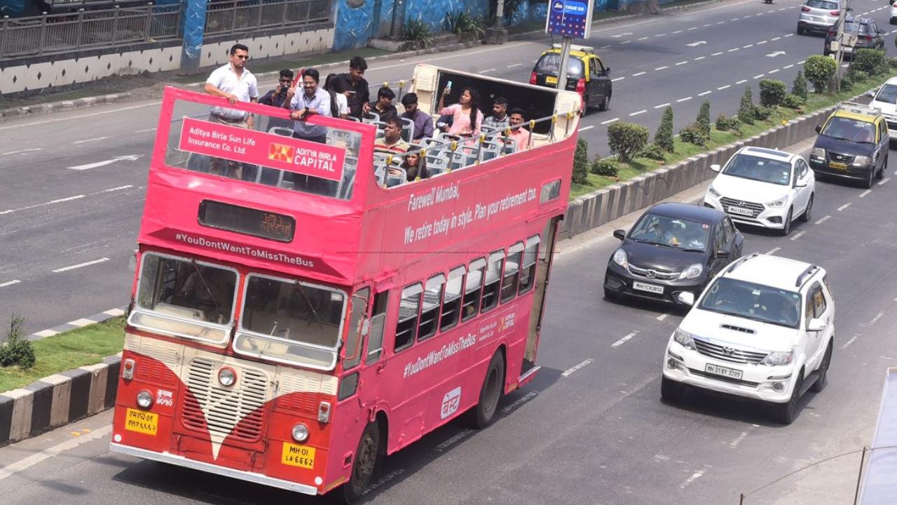 Another official said that since the last several years, BEST has had three open-deck double-decker buses that were being used to take tourists heritage tours