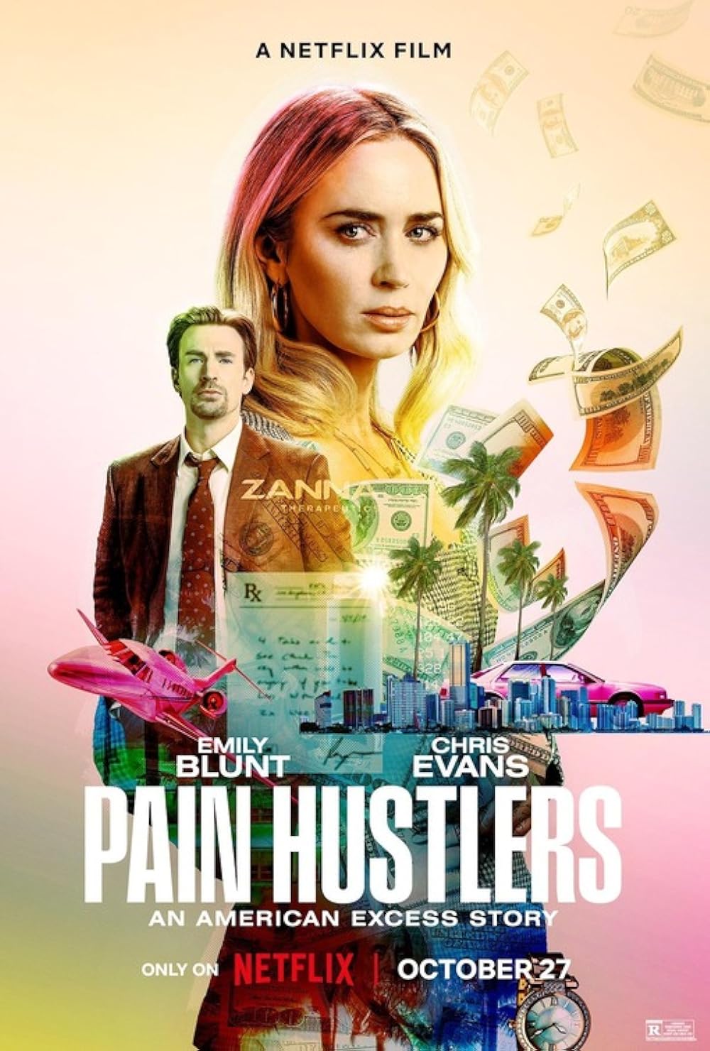 Pain Hustlers (October 27) - Netflix
Based on Evan Hughes's novel and inspired by the Insys controversy, 