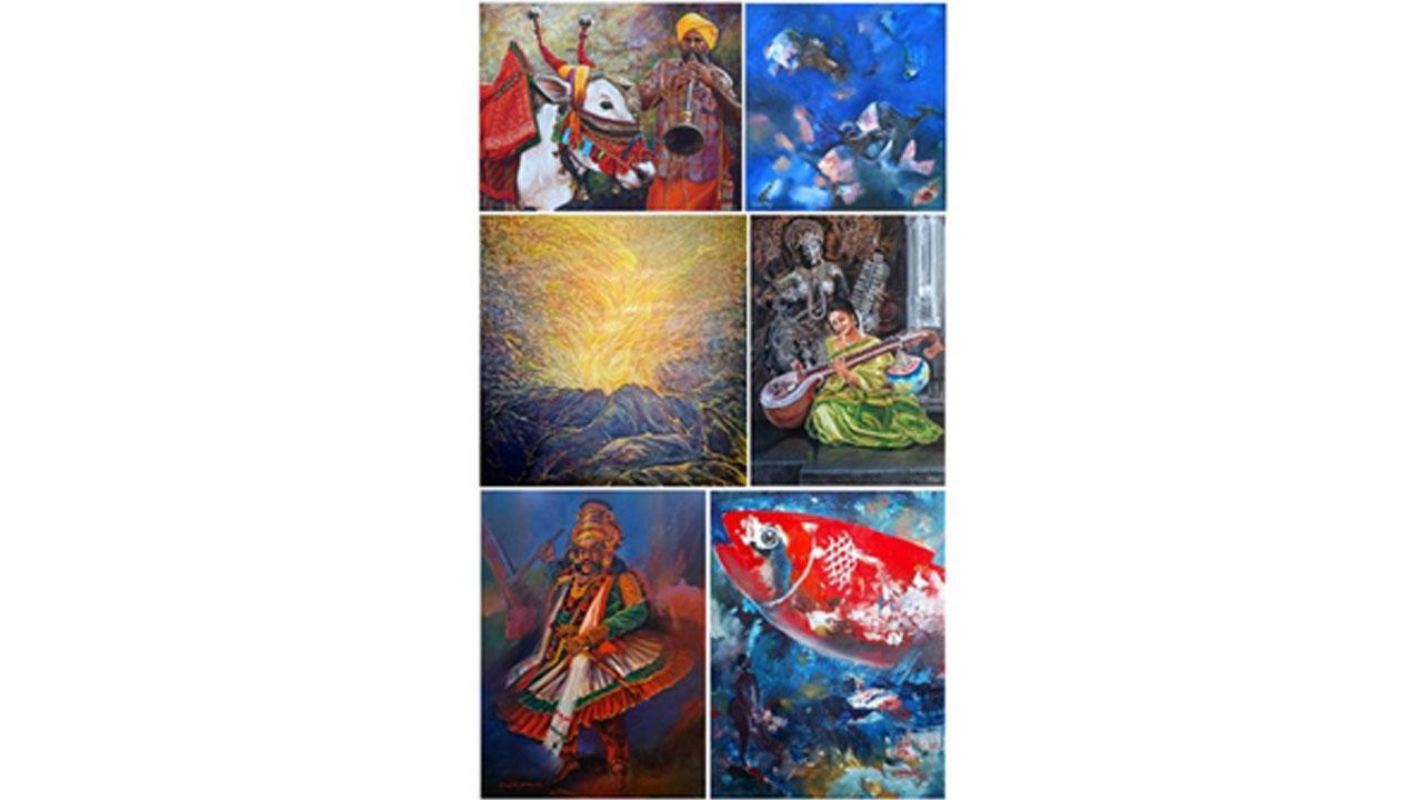 “Palette of Perspective” An Exhibition of Paintings by Six Renowned Artists in Jehangir