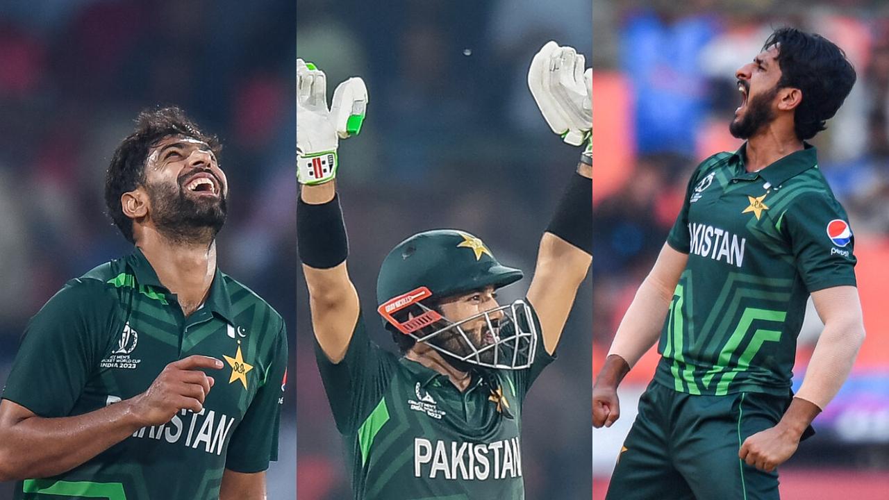 Pakistan's three players are in the ICC World Cup 2023 ranking charts. Mohammad Rizwan is in the second position on the list of leading run scorers in the tournament so far. He scored 199 runs. Hasan Ali and Haris Rauf is the second and fifth rank holder in the list of leading wicket-takers, respectively