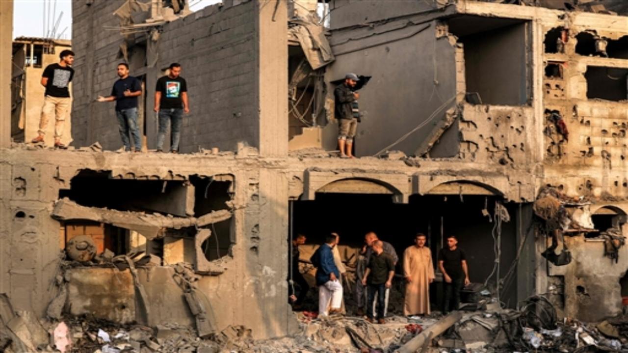 Scenes from Gaza as Palestinians lookout for survivours in rubble