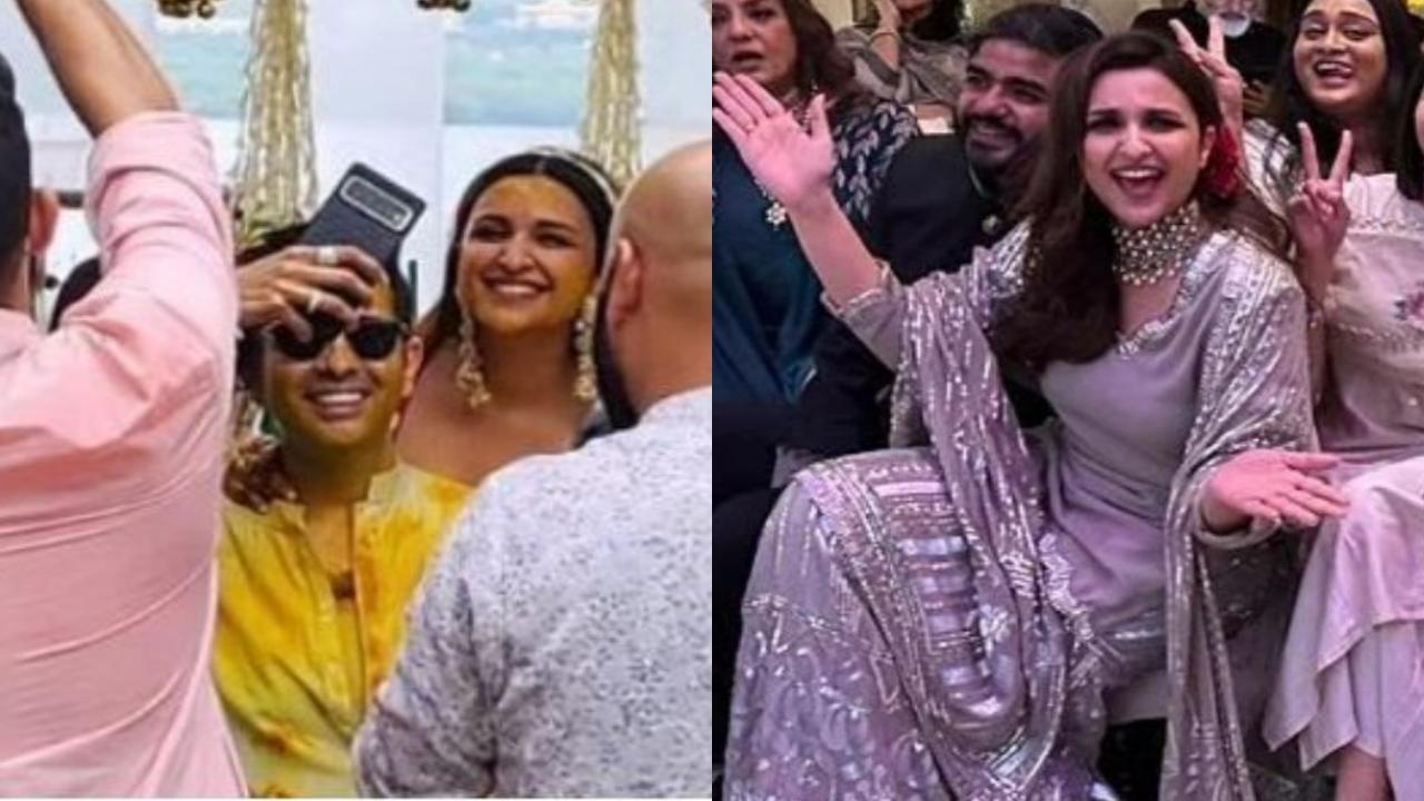 Check out Parineeti Chopra and Raghav Chadha's unseen pics from their haldi ceremony