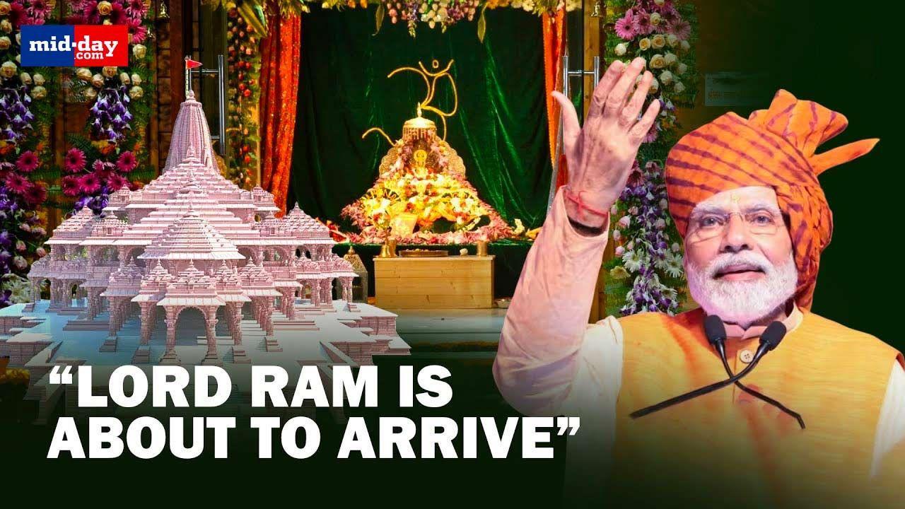 ”Only few months left before Lord Rama takes his place in Ayodhya