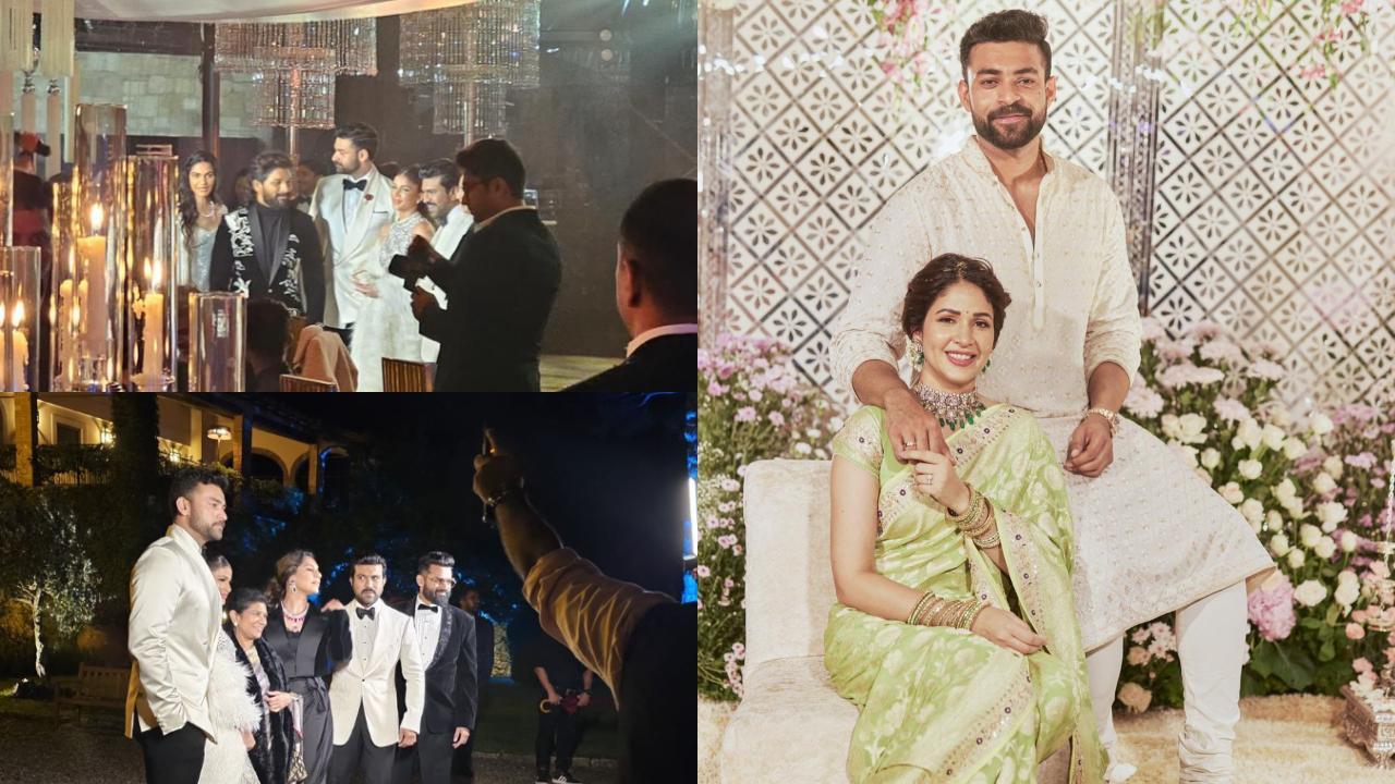 Pics: Inside Varun Tej and Lavanya Tripathi's pre-wedding festivities in Italy