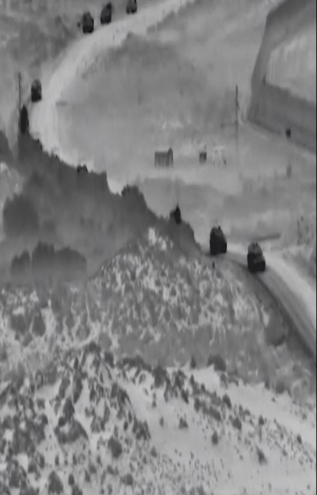 The raid came after the UN warned it is on the verge of running out of fuel in the Gaza Strip
