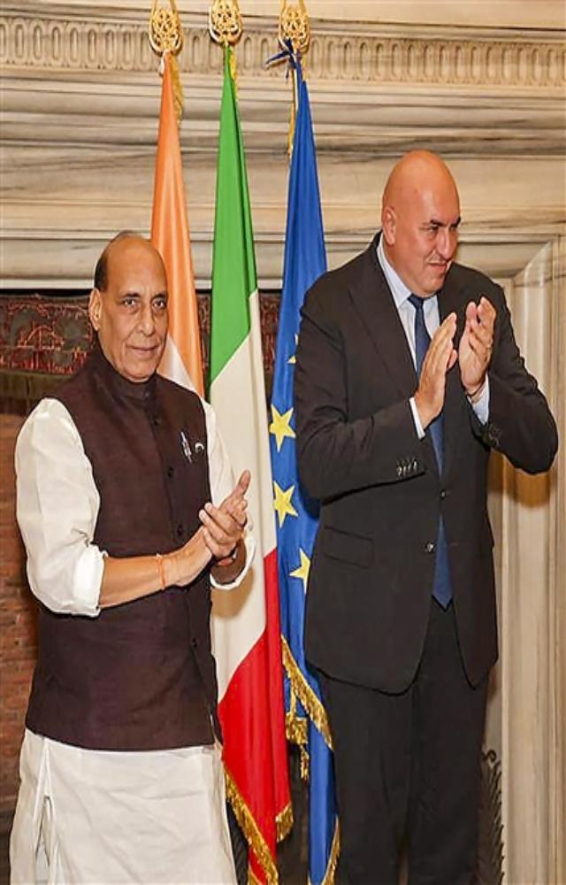 The high-level meeting between Rajnath Singh and Guido Crosetto saw deliberations on a broad spectrum of defence collaboration, including training initiatives, the exchange of information, joint maritime exercises, and bolstering maritime security