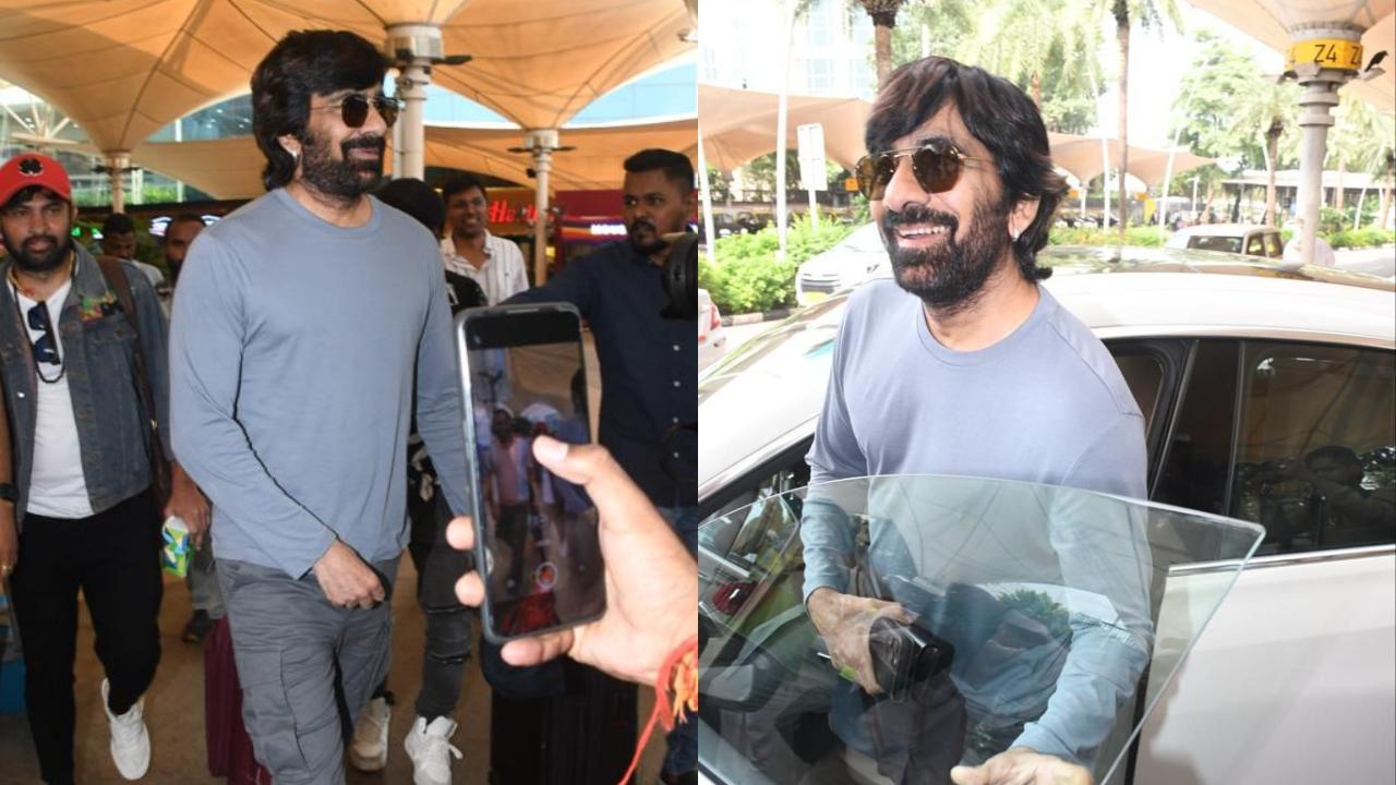 In Pics: Ravi Teja comes to Mumbai for first time for his film's promotion