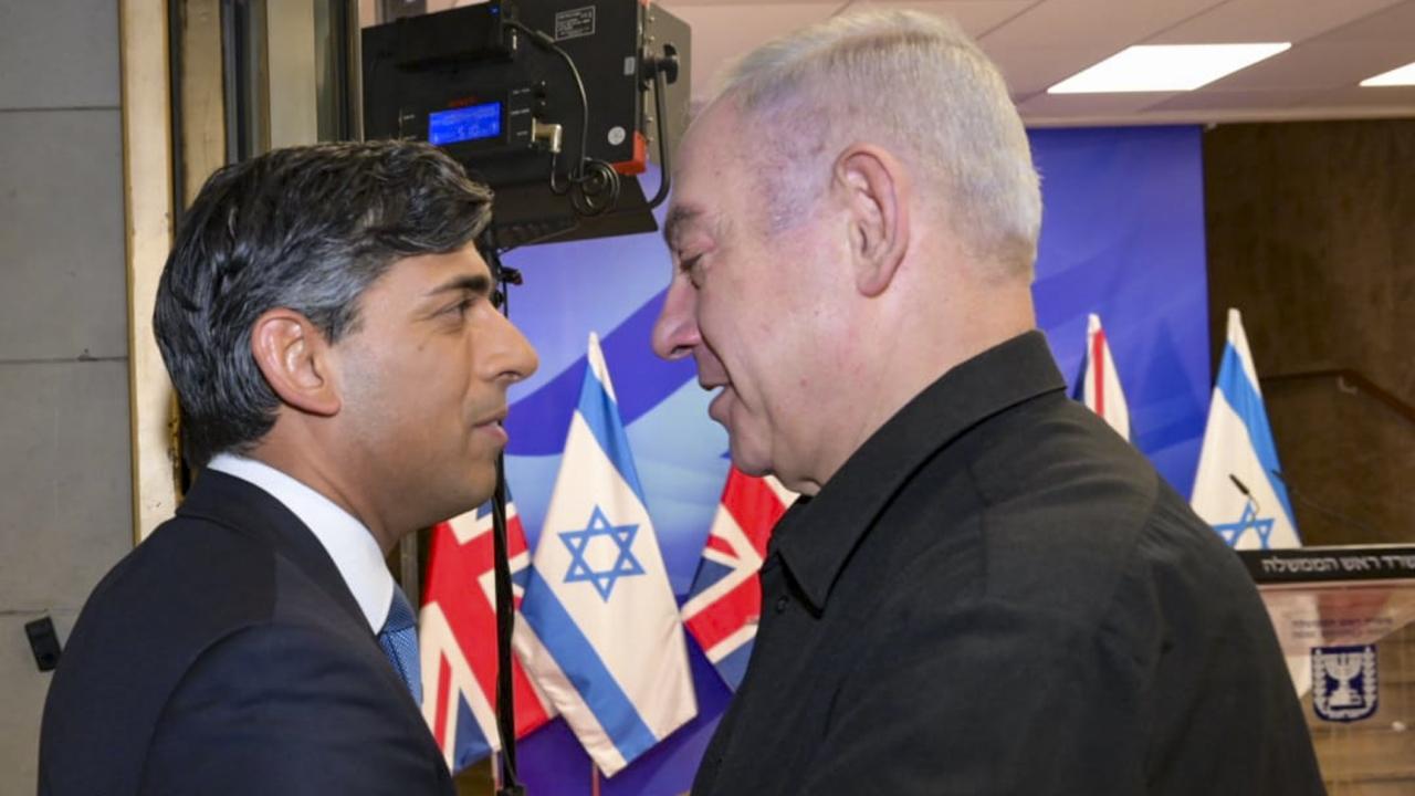 The British Indian leader's visit to Israel follows that of US President Joe Biden as world leaders step up efforts to prevent the conflict with Hamas from spilling into the wider region following the unprecedented attack on Israel on October 7 by Hamas militants in Gaza