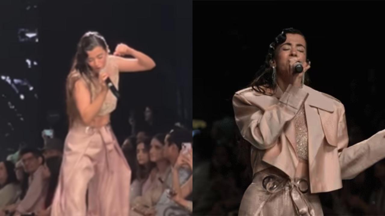 Saba Azad sings and dances at fashion show, netizens say 'learnt moves from Hrithik Roshan'