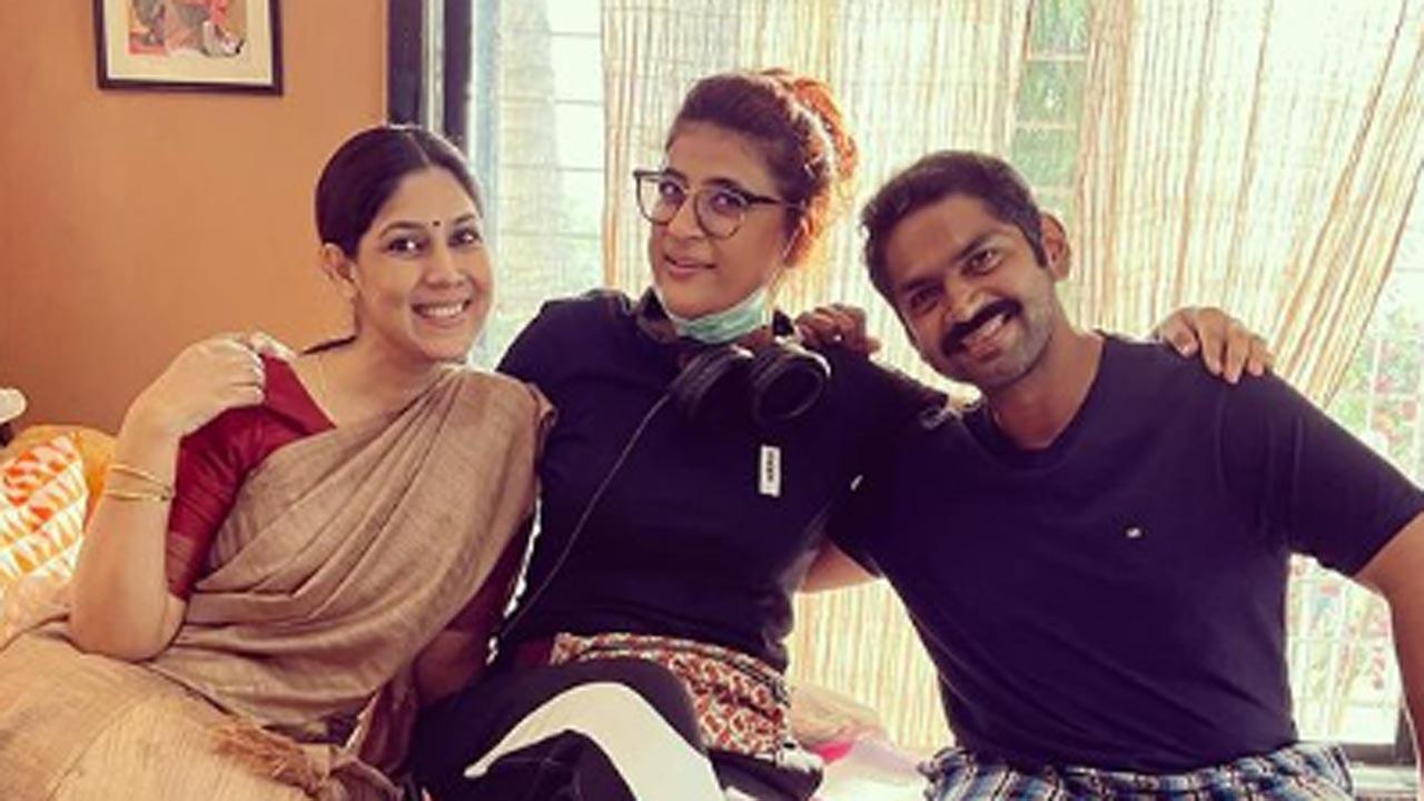 Tahira Kashyap shares throwback pictures from sets of 'Sharmajee Ki Beti'