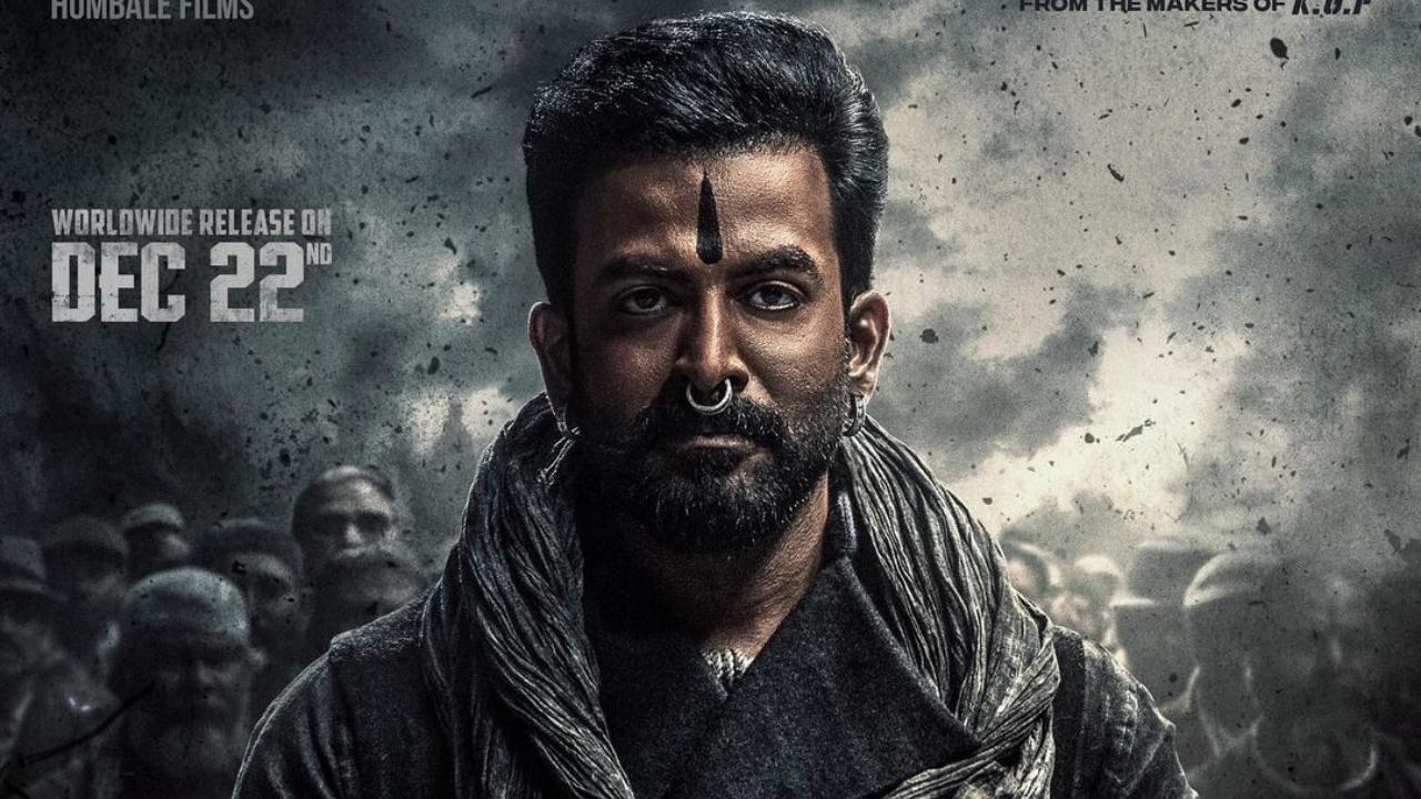 Salaar Part 1: Hombale Films drops new poster of Prithviraj Sukumaran aka ' Vardharaja Mannaar'
