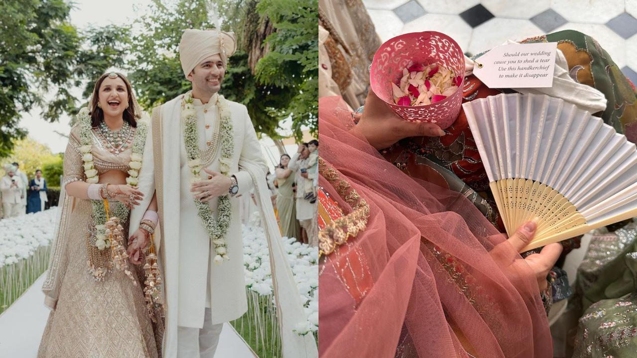 Parineeti-Raghav Wedding: Guests received customised handkerchief; see pic