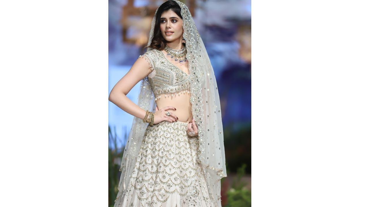 Sanjana Sanghi slayed in her stunning lehenga at Lakme Fashion Week 2023