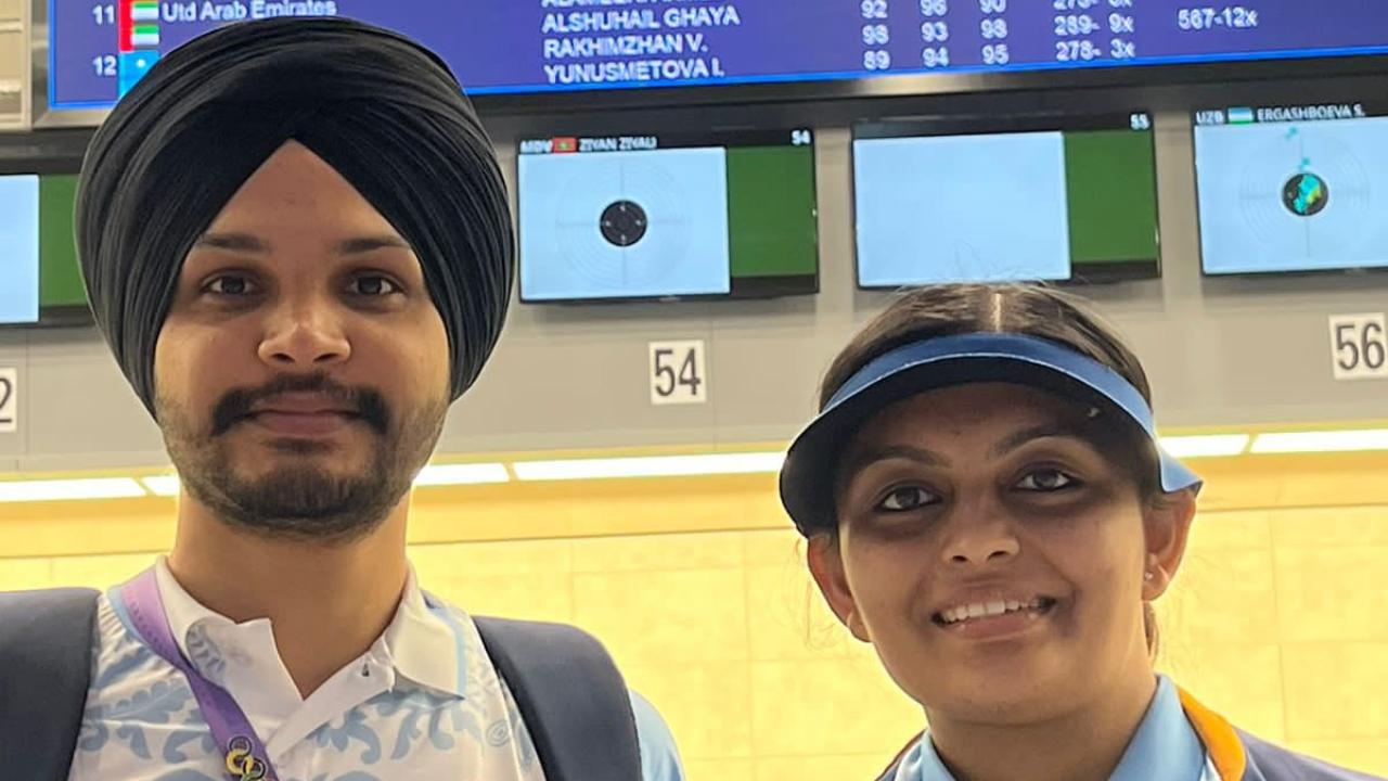 With a total of 361 points, India captured the gold and also set a new Asian Games record, toppling the previous record by Kuwait from 1994. Earlier, the Indian shooting duo of Sarabjot Singh and Divya Subbaraju secured a silver medal in the mixed 10 m air rifle pistol team event at the ongoing Asian Games in Hangzhou on Saturday