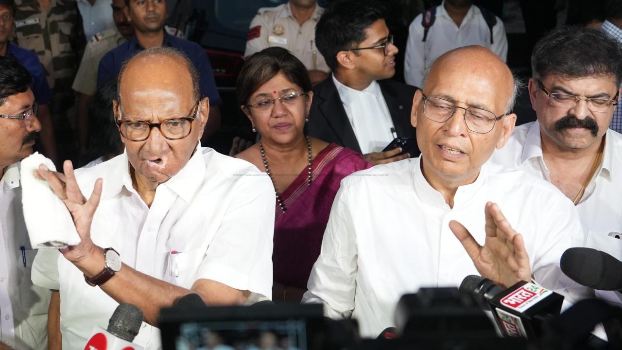 Sharad Pawar's lawyer Singhvi told reporters later that the claims made by Ajit Pawar were imaginary