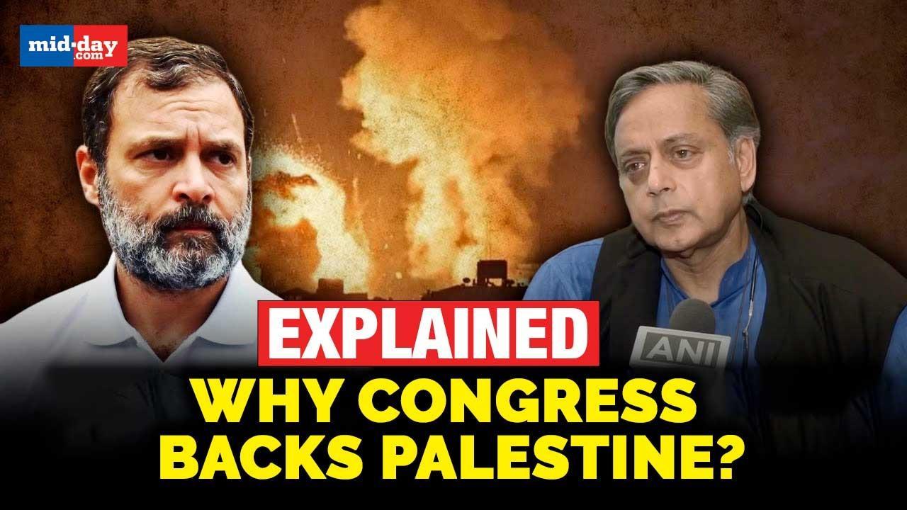 Shashi Tharoor explains why Congress backs Palestine