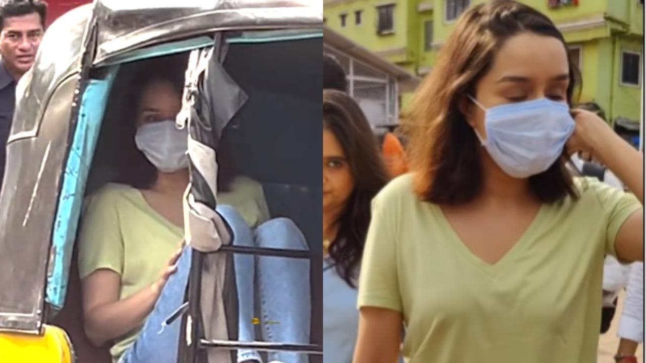 Shraddha Kapoor opts for auto ride as she heads for shoot; watch