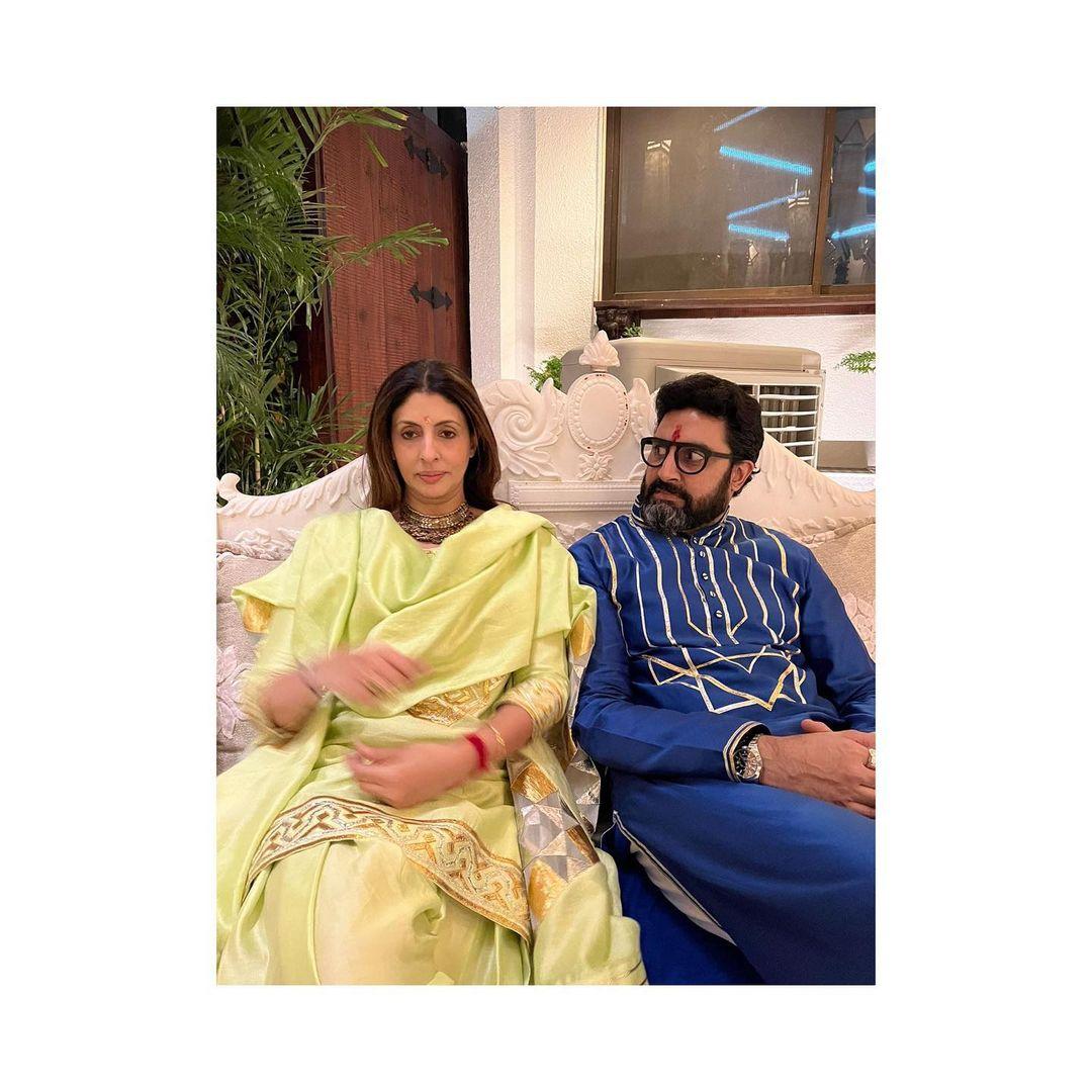 Shweta Bachchan Nanda, Amitabh's daughter, remained connected to the entertainment world despite not pursuing a career in it. She runs her own fashion label.