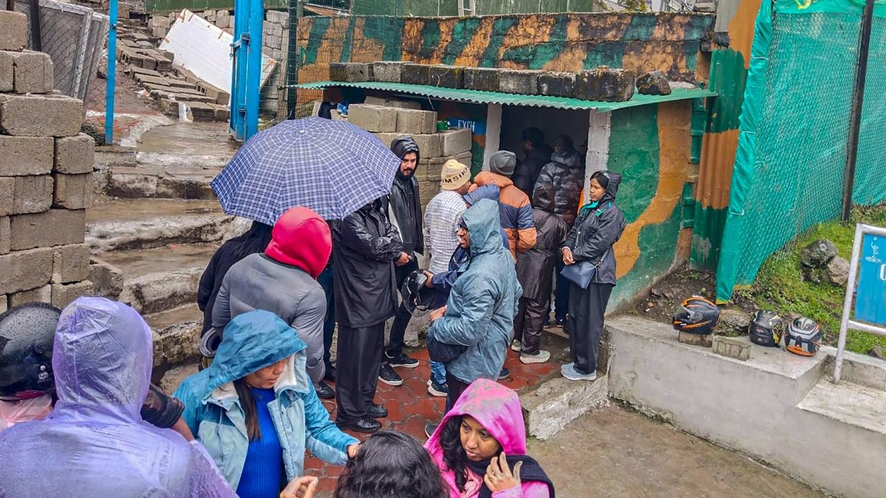 A total of 1,025 people are taking shelter in the eight relief camps in Gangtok district, while the number of inmates at the 18 other relief camps was not available immediately