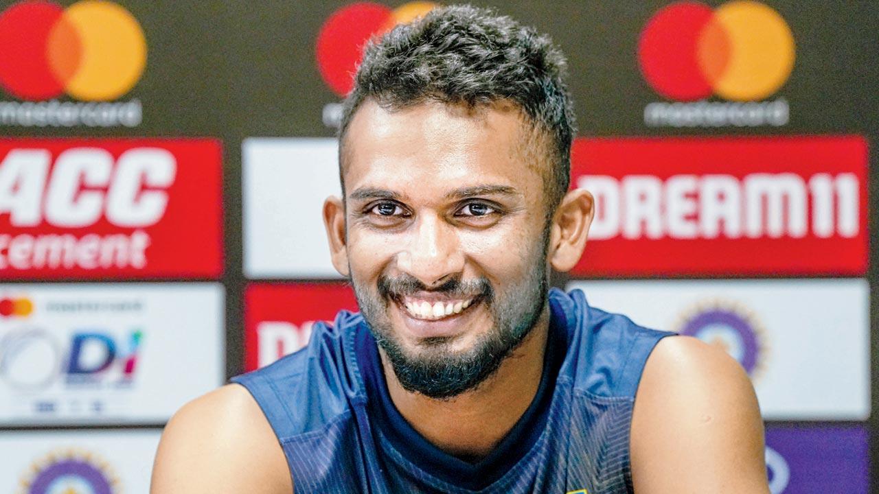 Dasun Shanaka. Pic/PTI
