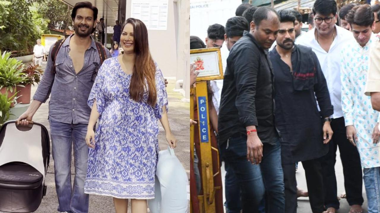 Spotted in the city: Keith Sequeira and Rochelle Rao take their baby home