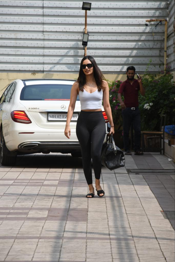 Manushi Chhillar was papped in the city