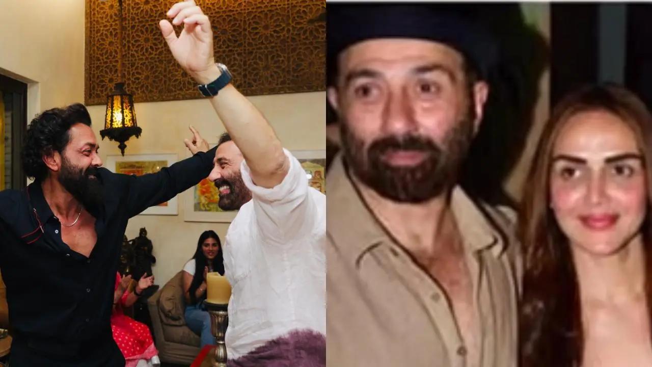 Sunny Deol Birthday 2023: The 'Gadar 2' star turns 66 today. His family members including Bobby Deol, Esha Deol, and sons Karan and Rajveer took to social media to wish him. Read more