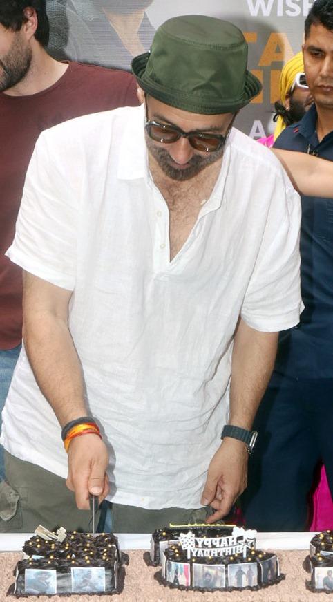 Sunny Deol attended a party in his honour as he celebrated turning a year older