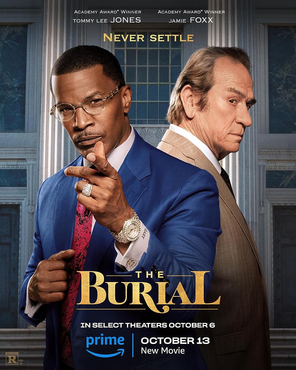 The Burial (October 13) - Streaming on Prime Video
The Burial is a gripping drama inspired by real events. When a simple handshake agreement takes a bitter turn, Jeremiah O'Keefe finds himself in dire straits as a funeral home owner.