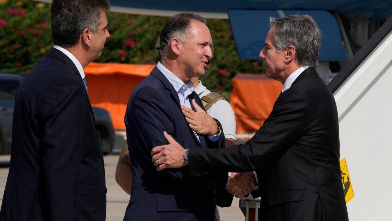 US Secretary of State Antony Blinken arrives in Israel amid war on Hamas