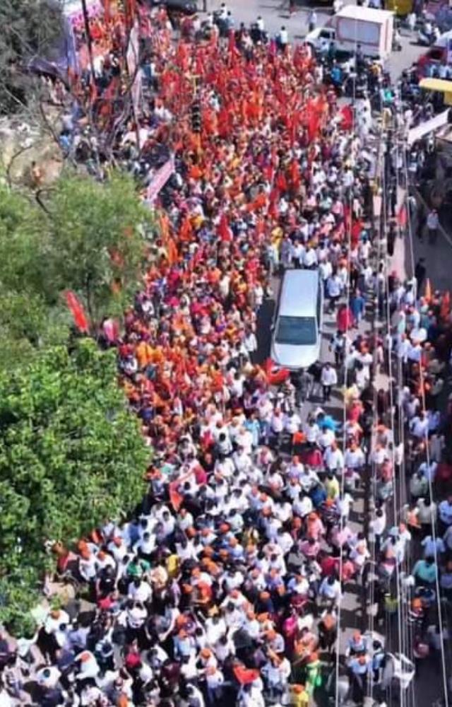 MNS holds protest in Vasai-Virar