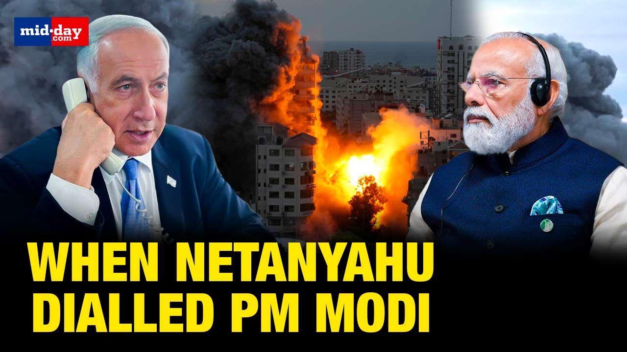 Israel-Palestine conflict: Israel PM Netanyahu dials PM Modi 