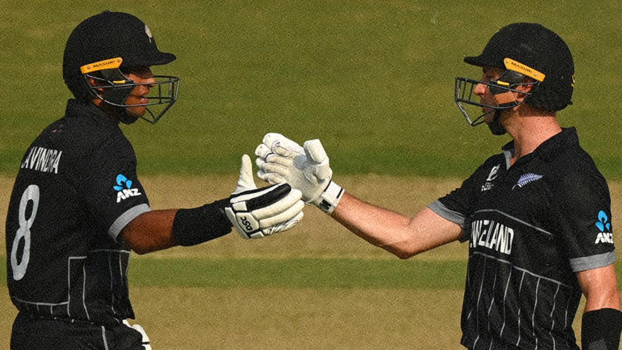 ICC World Cup 2023: NZ's trio of batting starlets guide Kiwis to healthy 322 for 7