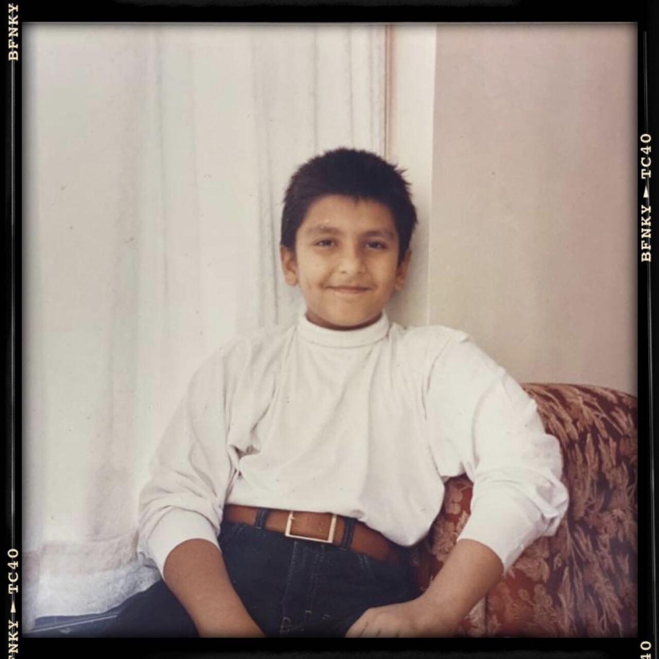 Ranveer Singh believed in being sajjan and stylish when he was young.