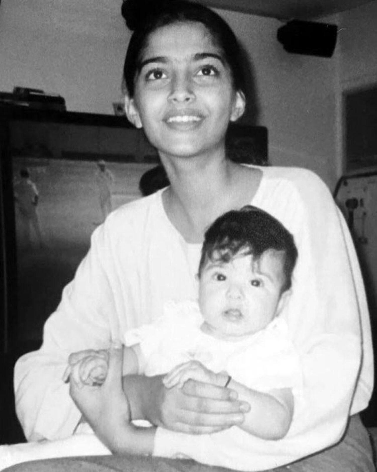 On cousin Shanaya Kapoor's 18th birthday, Sonam shared an adorable photo of the actress as a baby playing in her lap. “Happy 18th Shanaya! Hope you have a fabulous day and a more spectacular year ahead,