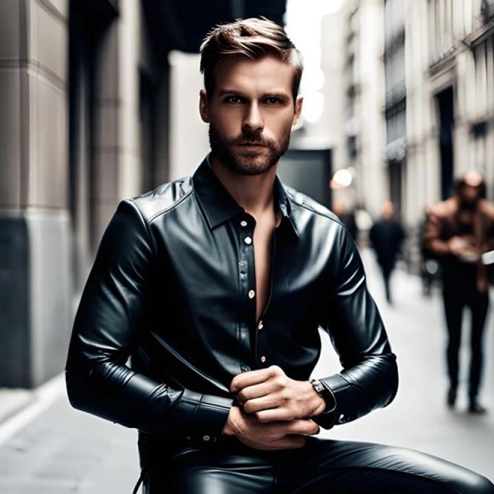 Men's Leather Shirts That Will Make You Feel Confident and Powerful 