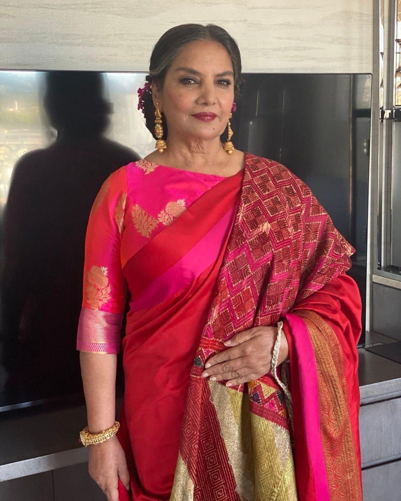 In addition to her acting career, Shabana Azmi has been actively involved in social and political causes