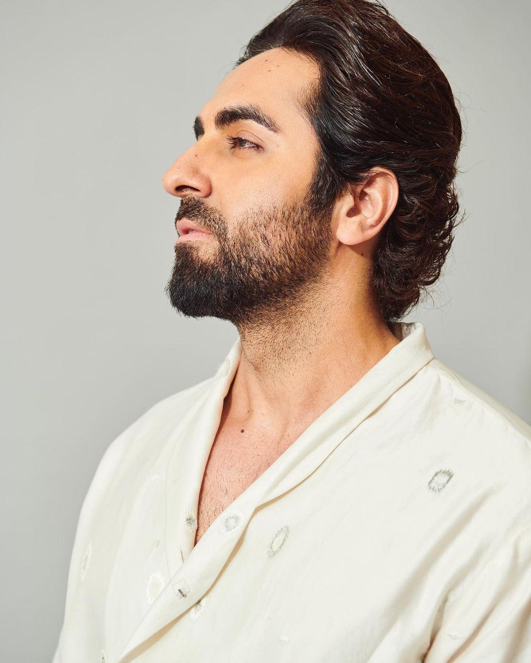 White suits, symbolizing purity and sophistication, found a distinguished ambassador in Ayushmann Khurrana.