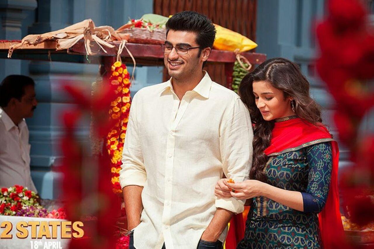 2 States (2014) 
Based on Chetan Bhagat's 2009 novel of the same name with story written by Varman and Bhagat, the film stars Arjun Kapoor and Alia Bhatt with Amrita Singh, Ronit Roy, Revathi and Shiv Kumar Subramaniam in supporting roles