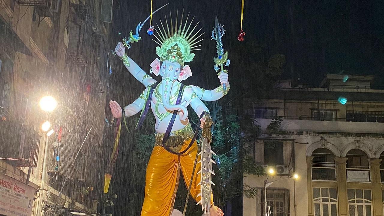 Ganeshotsav 2023: Mumbai's Khetwadi embraces a grand 45-foot Ganesh idol