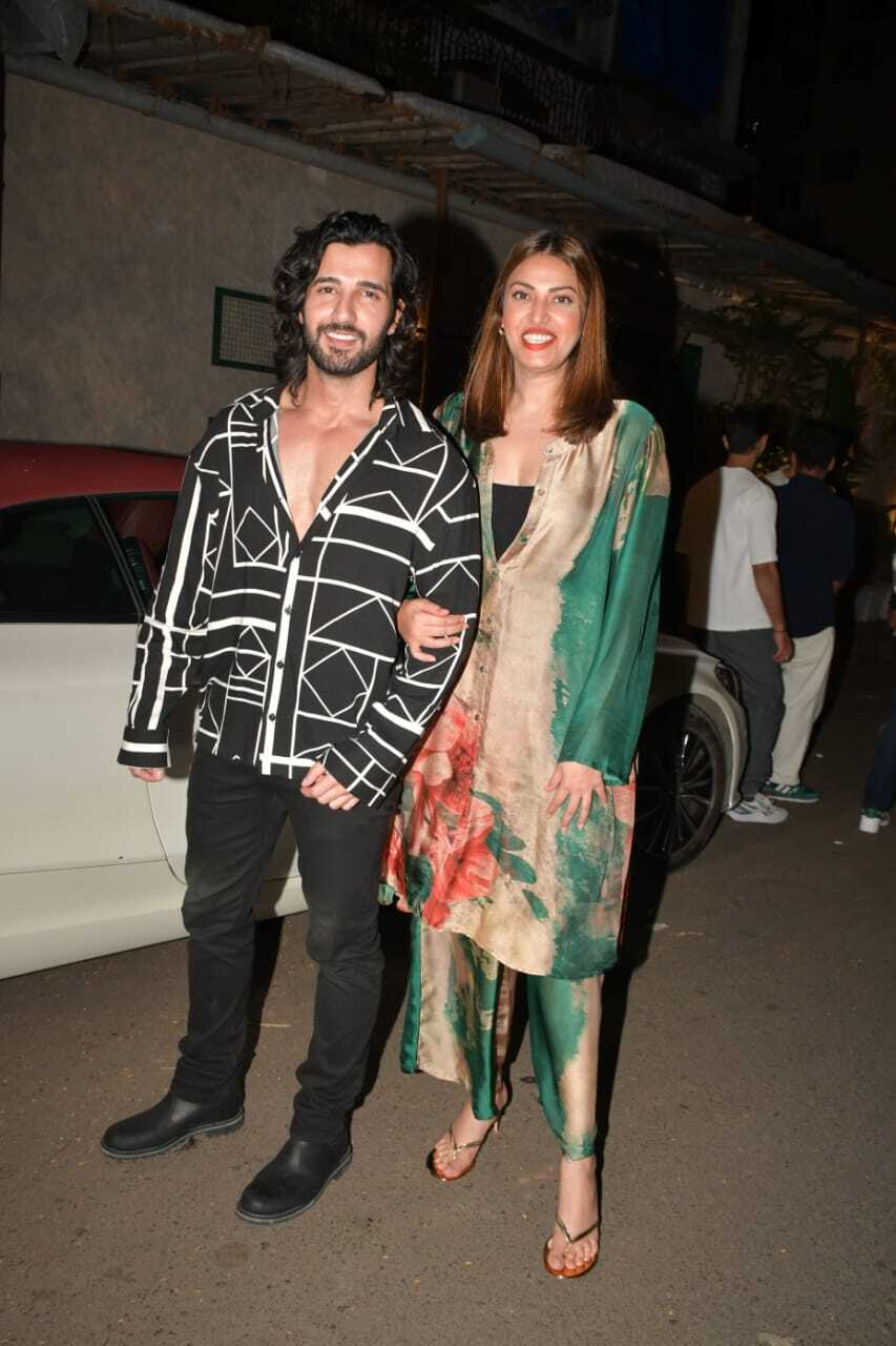 Anushka Ranjan and Aditya Seal got clicked as the two attended Mudassar Aziz's birthday party