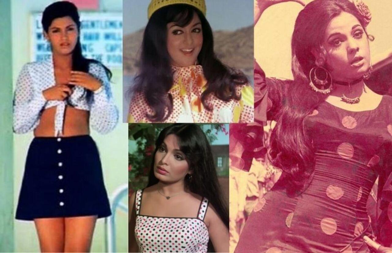 During this period, polka-dotted blouses became the pinnacle of fashion, with many of the '70s leading Bollywood actresses embracing and popularizing this trend on and off screen, solidifying its iconic status in the annals of fashion history.