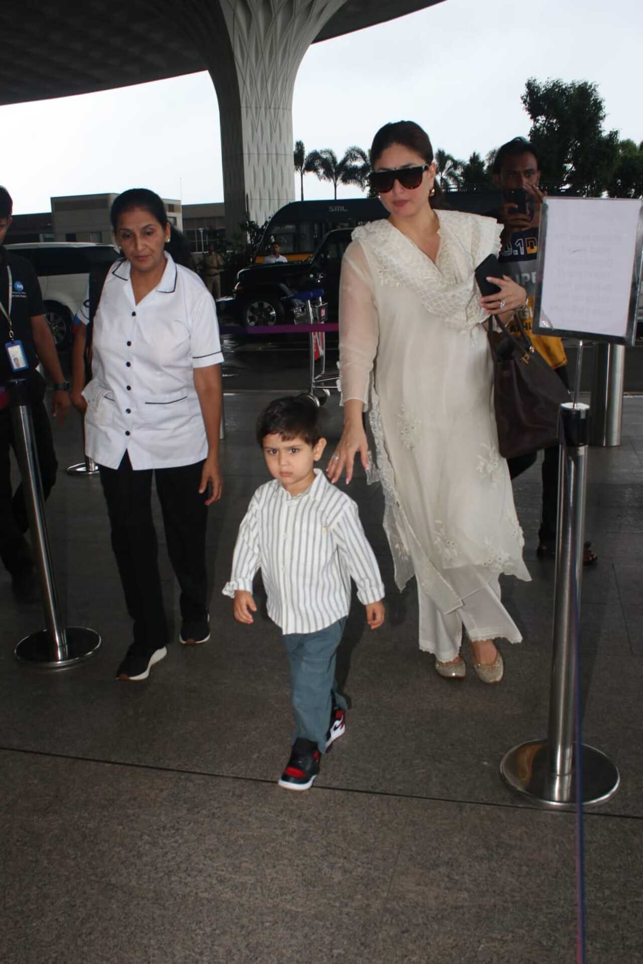 Kareena Kapoor left for another vacation with Saif Ali Khan, Taimur and Jeh Ali Khan