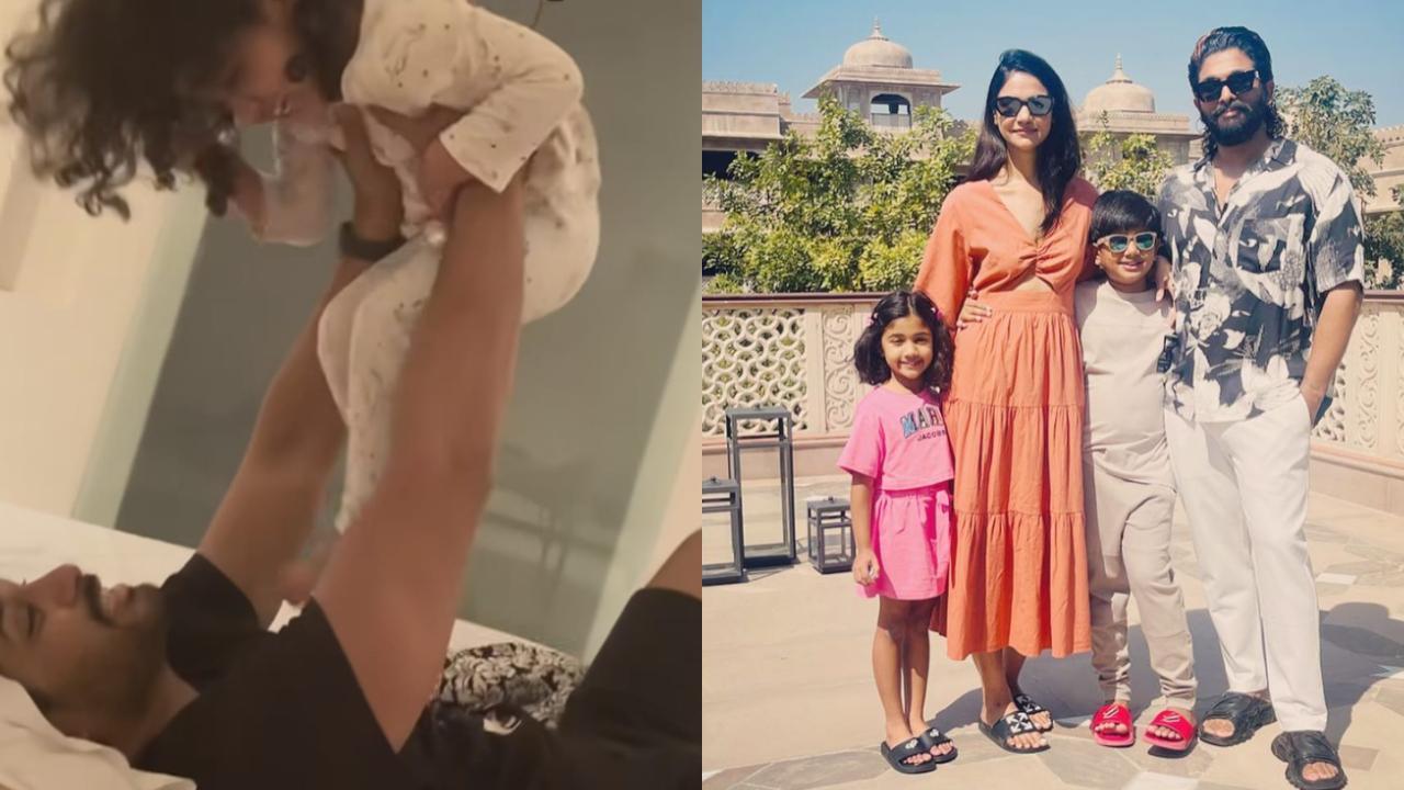 Daughter's Day 2023: Allu Arjun drops adorable video with his little one