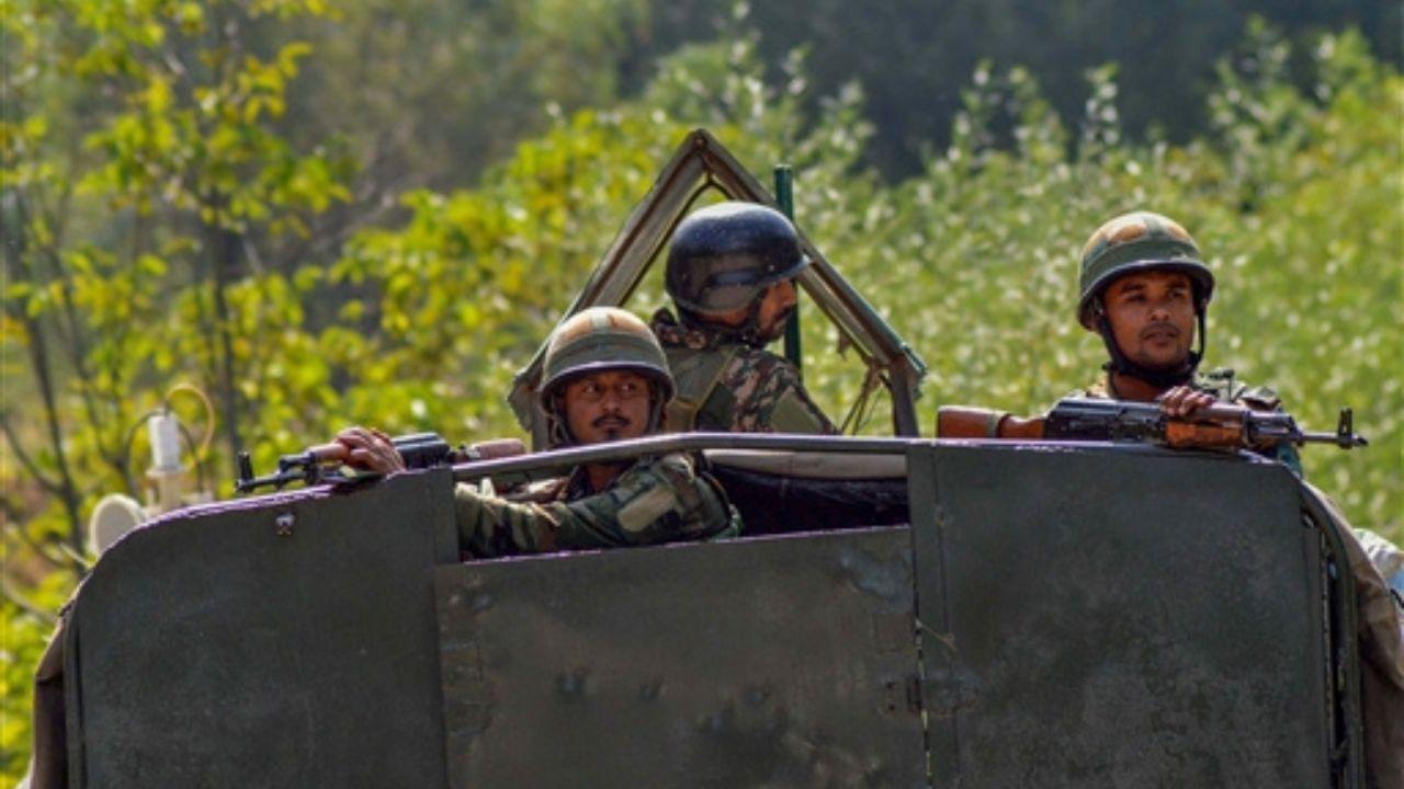 On fourth day of the operation, security personnel used drones, helicopters to track and neutralise the terrorists; the drones and helicopters helped in keeping a vigil in hilly terrain and trace locations of the terrorists in the forest in Gadole in the Kokernag area.